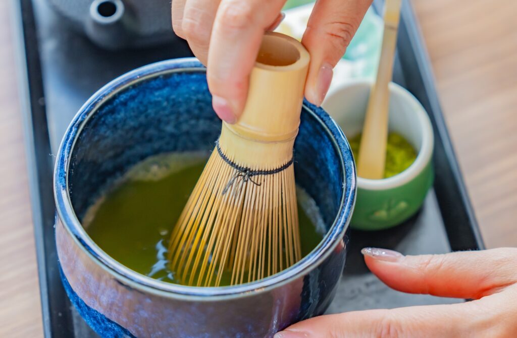 野尻湖ラウンジの抹茶