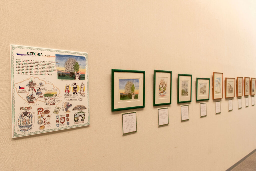 東欧の国・チェコ。スケッチ展示
