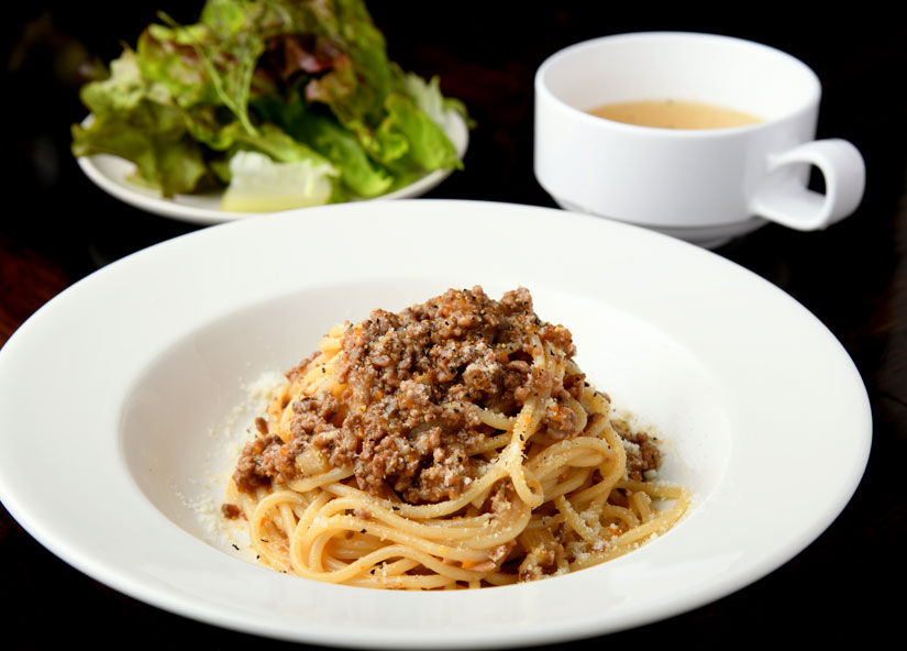 長野県松本市のイタリアン-トラットリア イスパンデーレのパスタセット